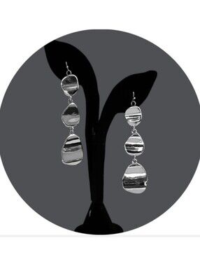 Triple Drop Dangle Earrings